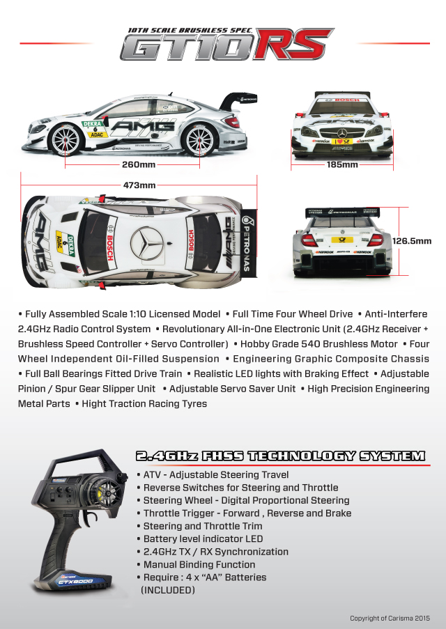 Carisma rc mercedes