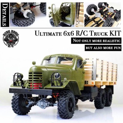 KingKong RC Camion CA30 ZIS /ZIL 151 1 /12 6x6 Kit