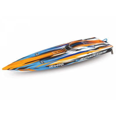 Traxxas Spartan BL TQi TSM Speedboat Brushless Orange