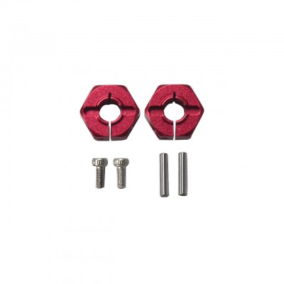 X-Rider Set Mozzo 12MM Metallo Rosso 2