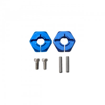 X-Rider Set Mozzo 12MM Metallo Blu 2