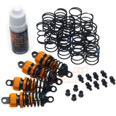 Yeah Racing Set Ammortizzatori 55mm 1 /10 Touring 4 Arancio