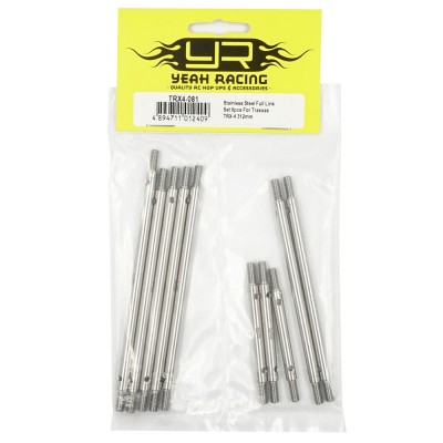 Yeah Racing Link Complete Set Stainless Steel TRX4