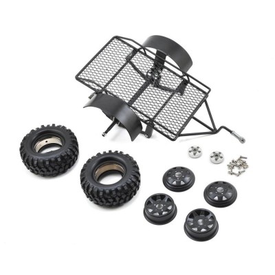 Yeah Racing carrello 2 ruote acciaio Jeep Crawler