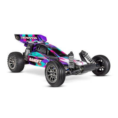 Traxxas Bandit 2022 2WD VXL TSM No Batt. No Caricabatt. Viola