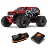 Arrma Gorgon Mega 550 Brushed 1 /10 Monster Truck RTR Red