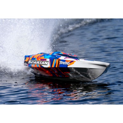 Traxxas Spartan BL TQi TSM Speedboat Brushless orange