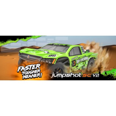 Hpi Jumpshot SC V2 Short Course 1/ 10 Brushed 2WD RTR Green