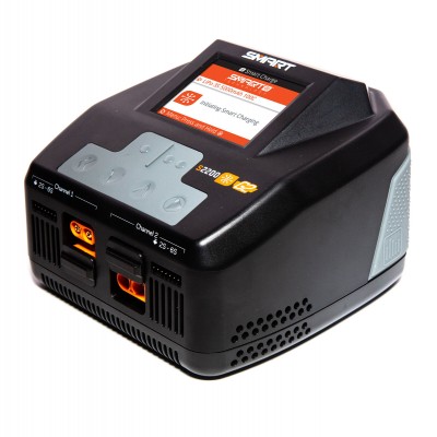 Spektrum Caricabatterie S2200 2x200w Smart AC LiPo 1-6s