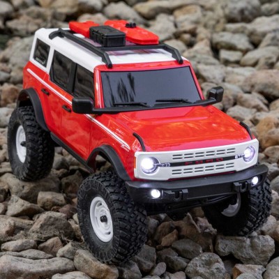 Axial Scx24 Ford Bronco V2 Scaler 4x4 1/ 24 RTR Rosso