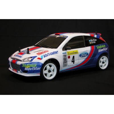 The Rally Legends Ford Focus WRC Mc Rae Grist RTR Transparent 4wd EZRL002