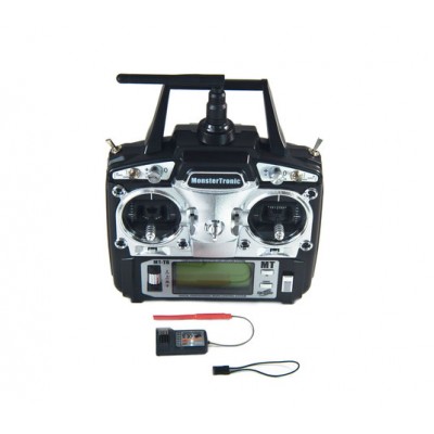 Monstertronic 6 channels 2 .4ghz Radio System with receiver Digital Display E53