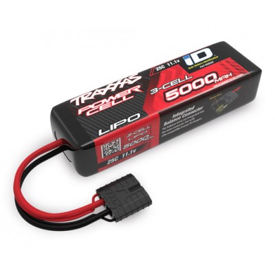 Battery Traxxas ID Lipo Short 3S 11.1V 5000 Mah 25C