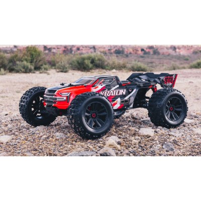 Arrma Kraton 6S V5 4WD BLX 1 /8 Monster Truck RTR nera /rossa