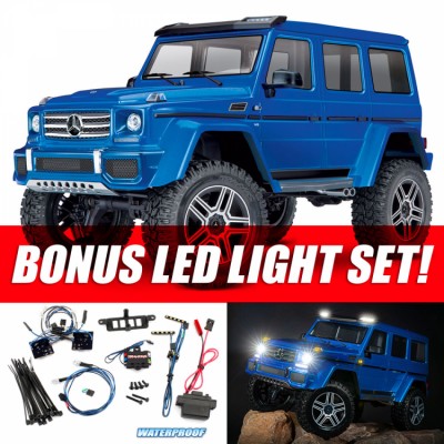 Traxxas TRX4 Mercedes G500 Blu Led