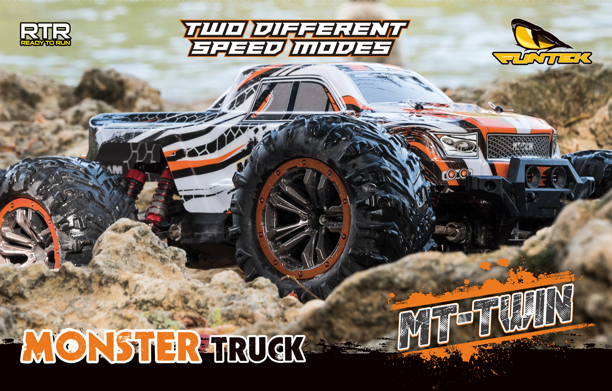 Funtek MT Twin Monster Truck 1/10 rc rtr 00