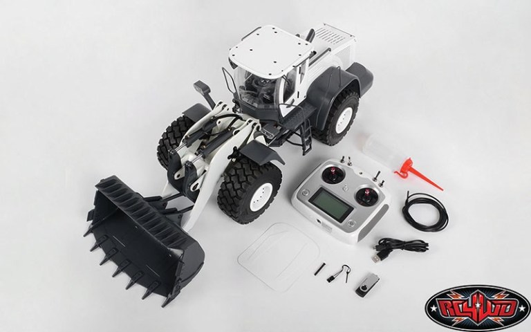 Rc4wd Pala gommata  in metallo white  1/14 rtr 6